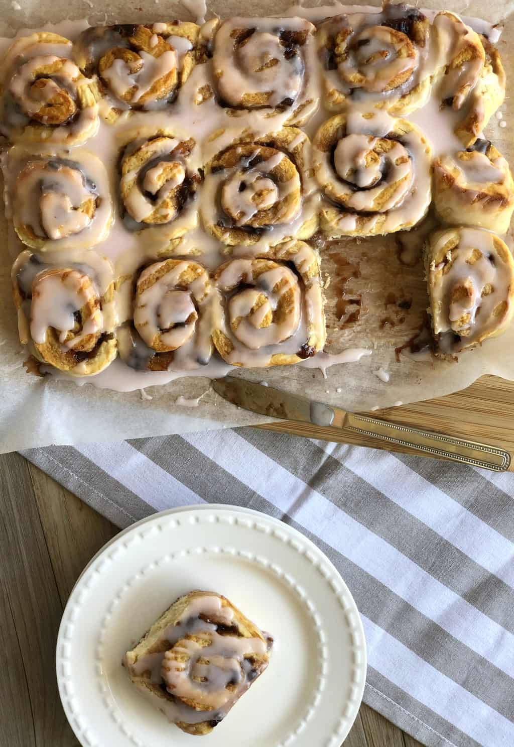 Homemade Raspberry Scrolls 