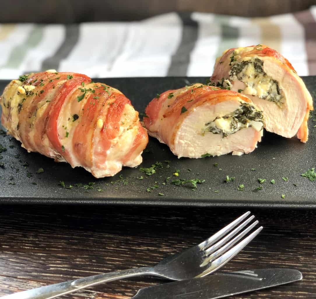 Bacon Wrapped Stuffed Chicken Just A Mum