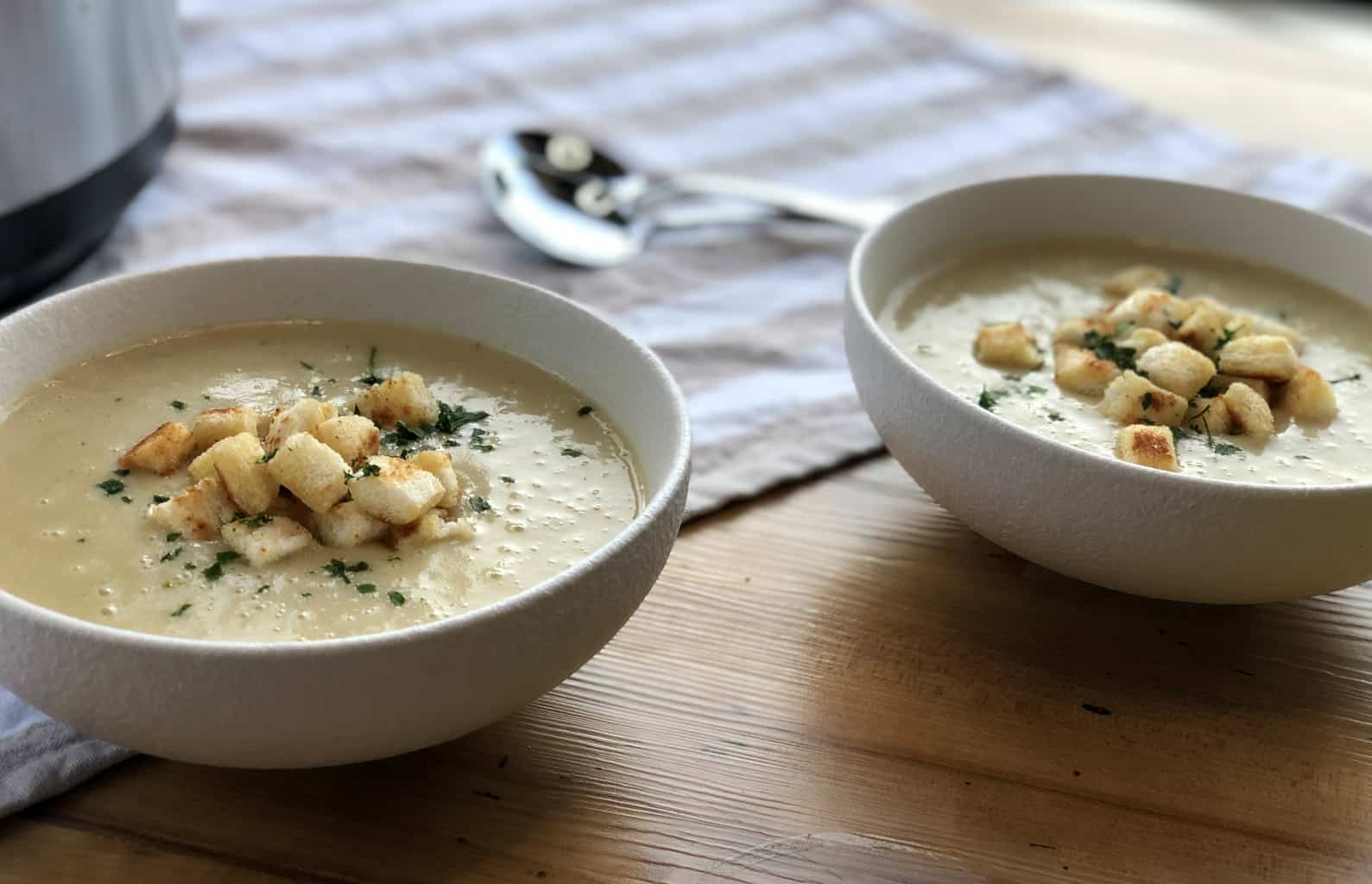 Easy recipe for potato and leek soup