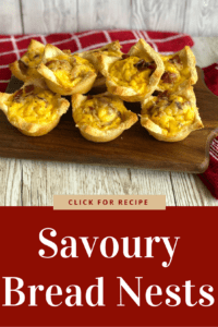 Savoury Bread Nests - Just a Mum's Kitchen