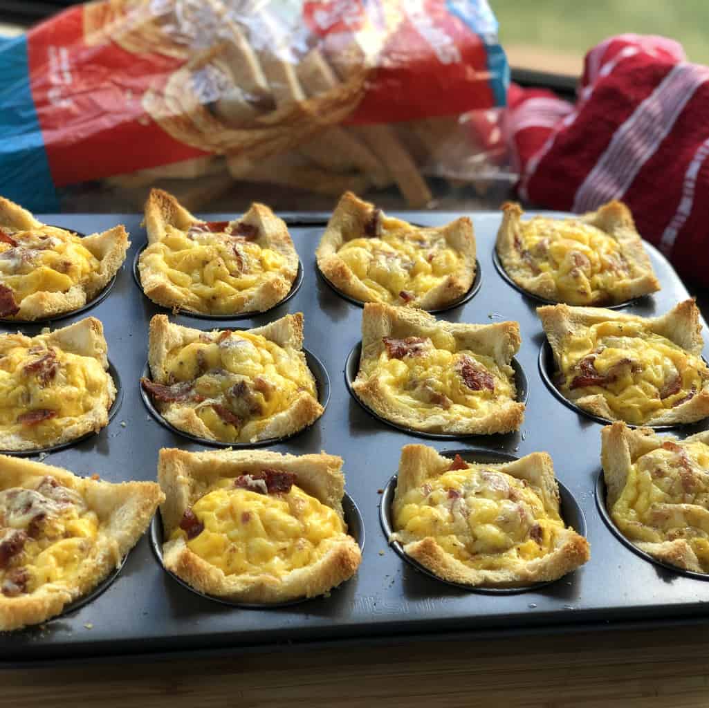 Savoury Bread Nests - Just a Mum's Kitchen