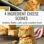 Quick Homemade Cheese Scones That Taste Bakery Style Pinterest Pin
