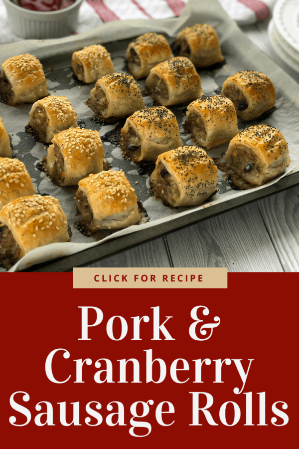 Pork & Cranberry Sausage Rolls Just a Mum's Kitchen Pork & Cranberry Sausage Rolls Just a Mum's Kitchen