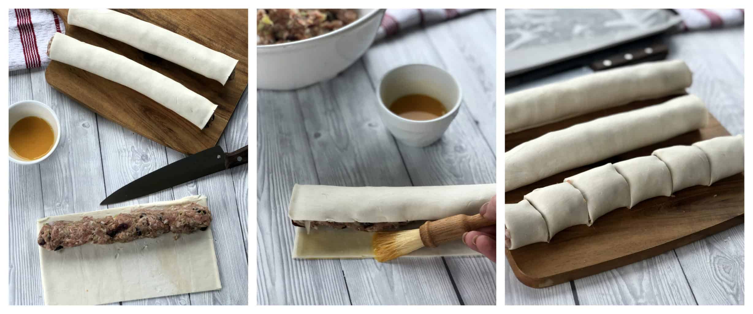 How to roll sausage rolls 