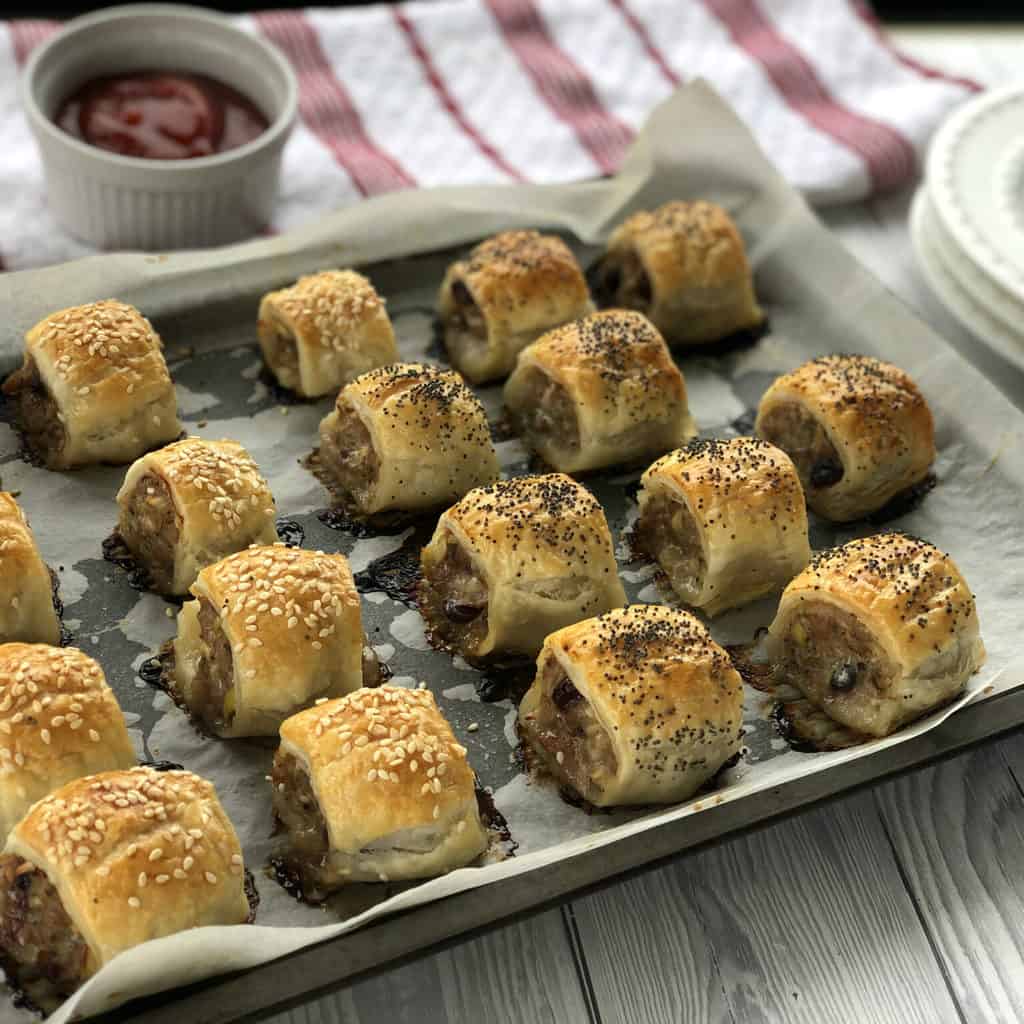 Pork & Cranberry Sausage Rolls - Just a Mum's Kitchen