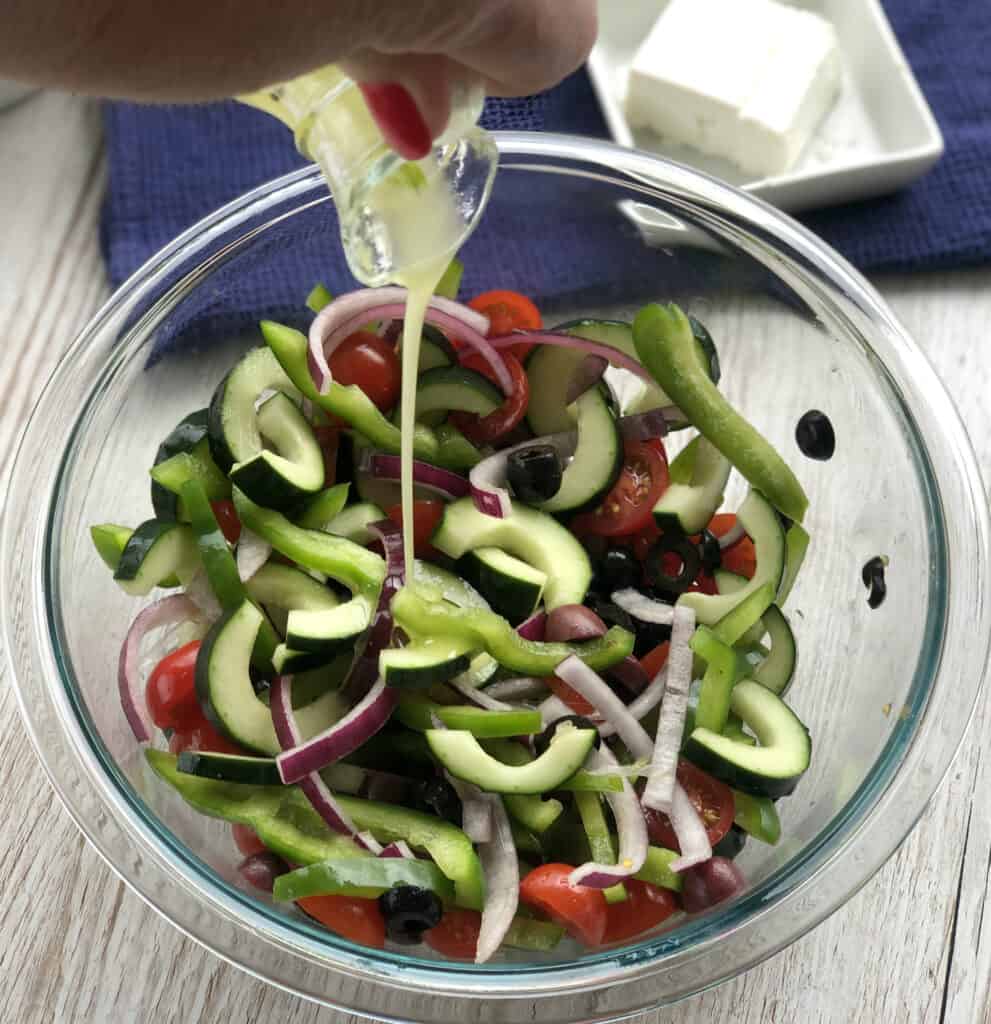 Greek Salad - Just a Mum's Kitchen