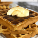 Quick & Easy Waffle Recipe for Busy Mornings Pinterest Pin