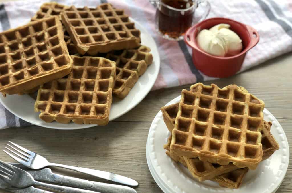 The Best Waffle Recipe Just a Mum's Kitchen