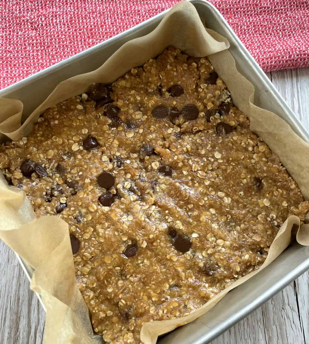 Oat Slice ready to bake 