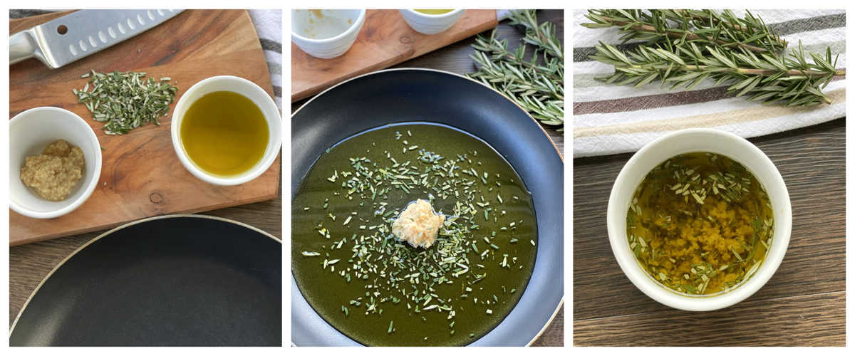 How to make garlic and rosemary infused olive oil 