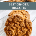 Best Ginger Biscuits Recipe for Classic Home Baking Pinterest Pin