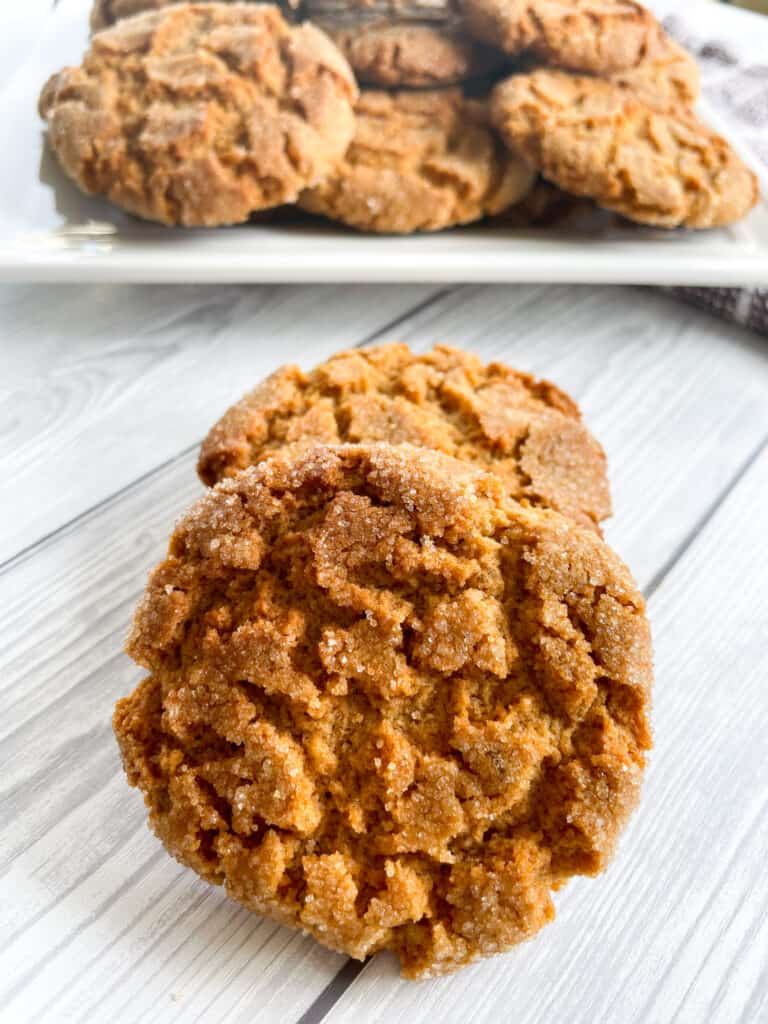 The Best Ginger Biscuits With Crystallised Ginger Bits Just A Mums Kitchen