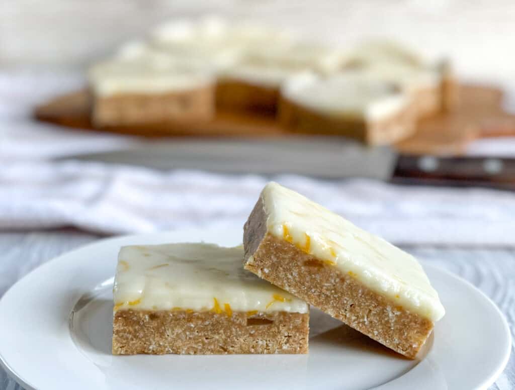 No Bake Lemon and Ginger Slice Recipe With Crystallised Ginger Just