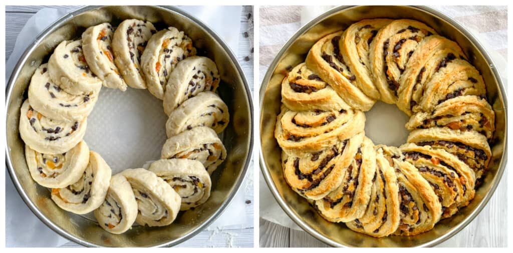 Apricot and Chocolate Scrolls with a Vanilla Glaze Just a Mum's Kitchen