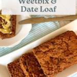 Healthy Weetbix Date Loaf – Soft, Naturally Sweet and Easy Pinterest Pin