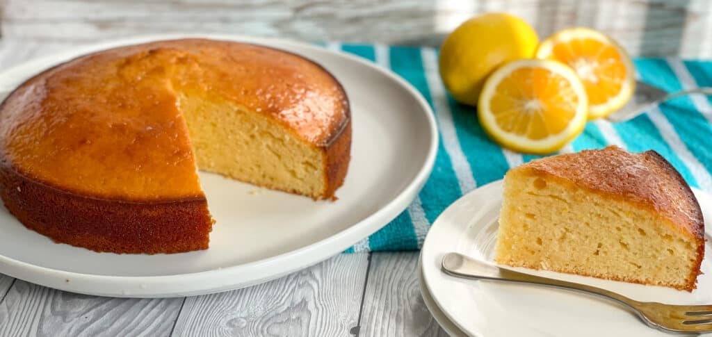 Lemon Syrup Cake Easy And Delicious Just A Mum S Kitchen