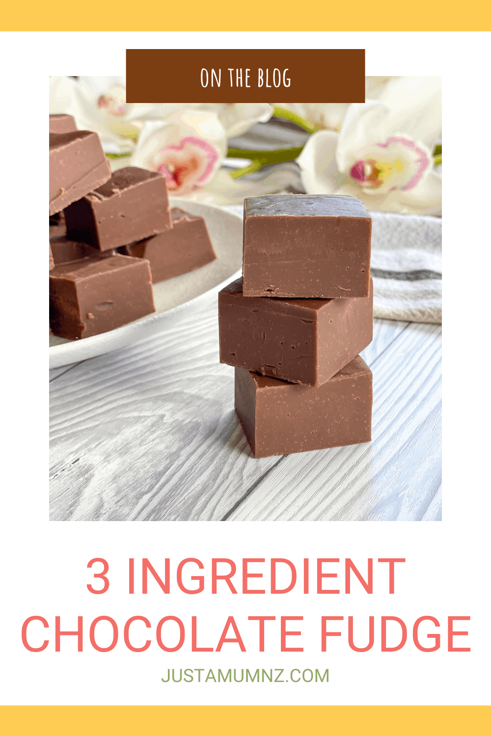 Three Ingredient Fudge - Food By The Gram