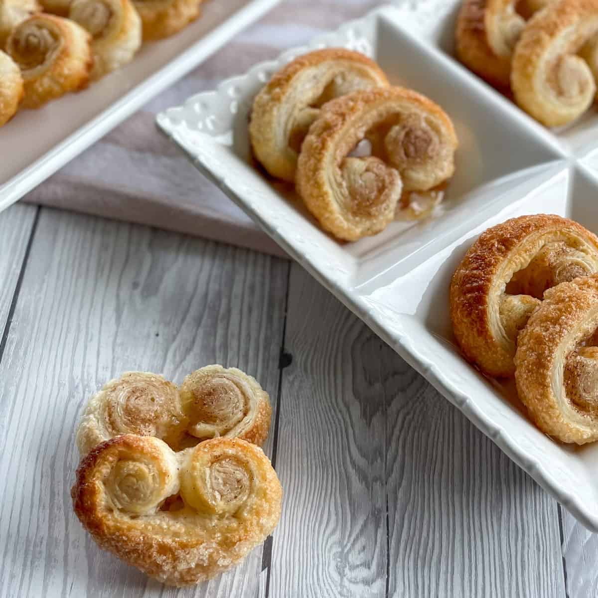 Sugar coated Palmiers