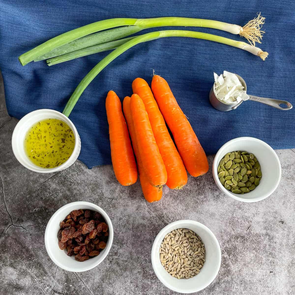 Ingredient for Carrot Salad 