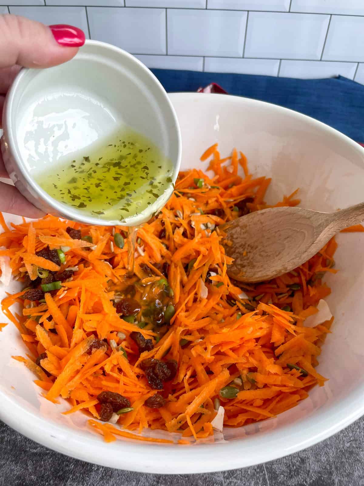 Carrot Salad with a French Dressing 