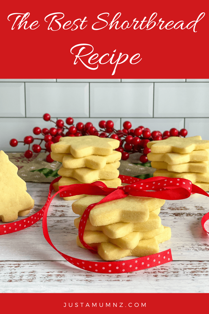 Traditional moulded shortbread – using my Mum's shortbread mould.