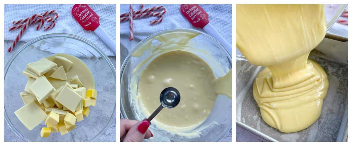 How to make white chocolate peppermint fudge 