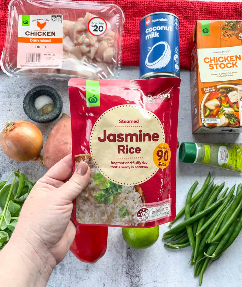 Pouch of Microwave Jasmine Rice from Countdown