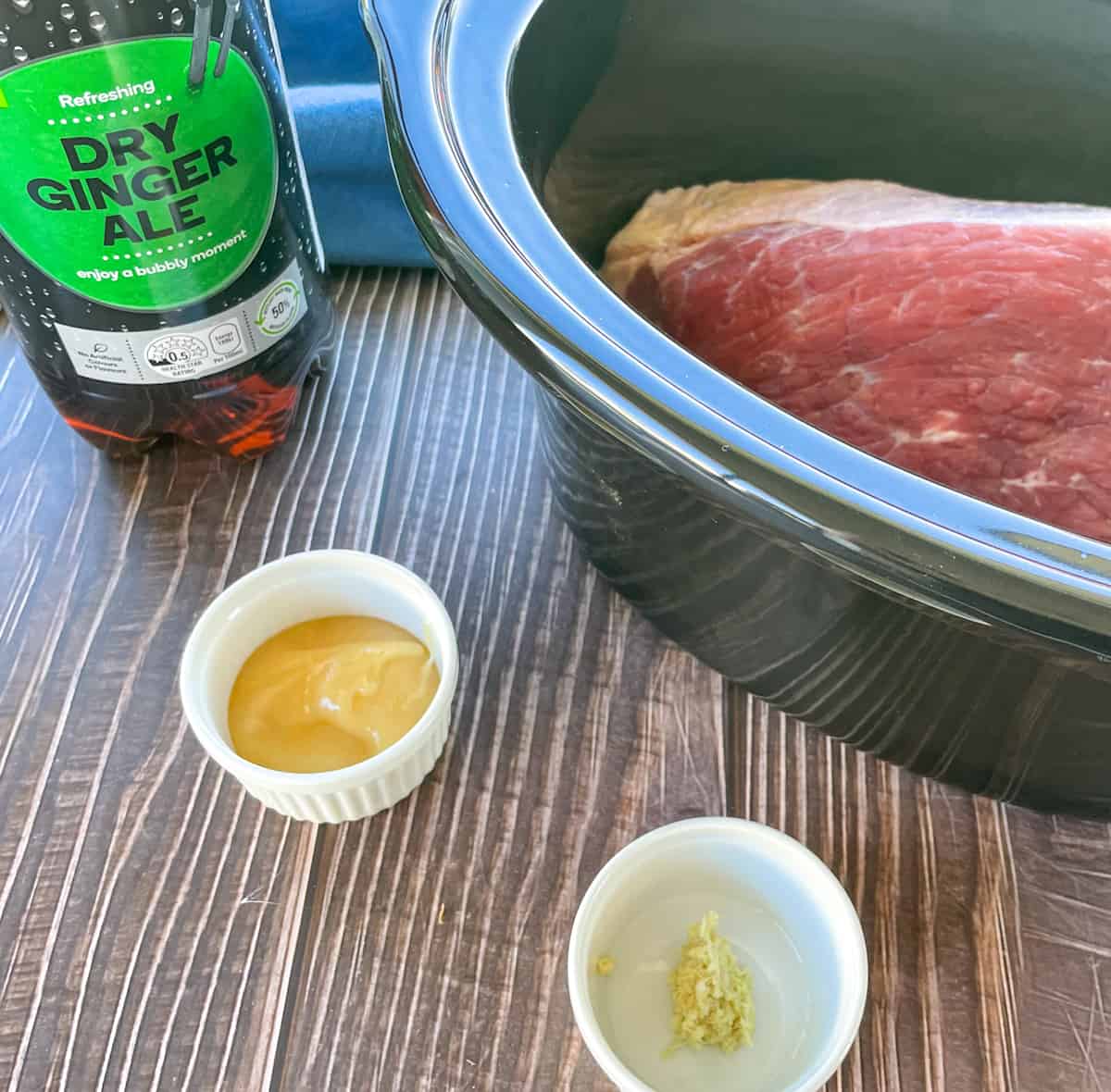 Ingredients used to make ginger ale slow cooked corned beef silverside see recipe card 