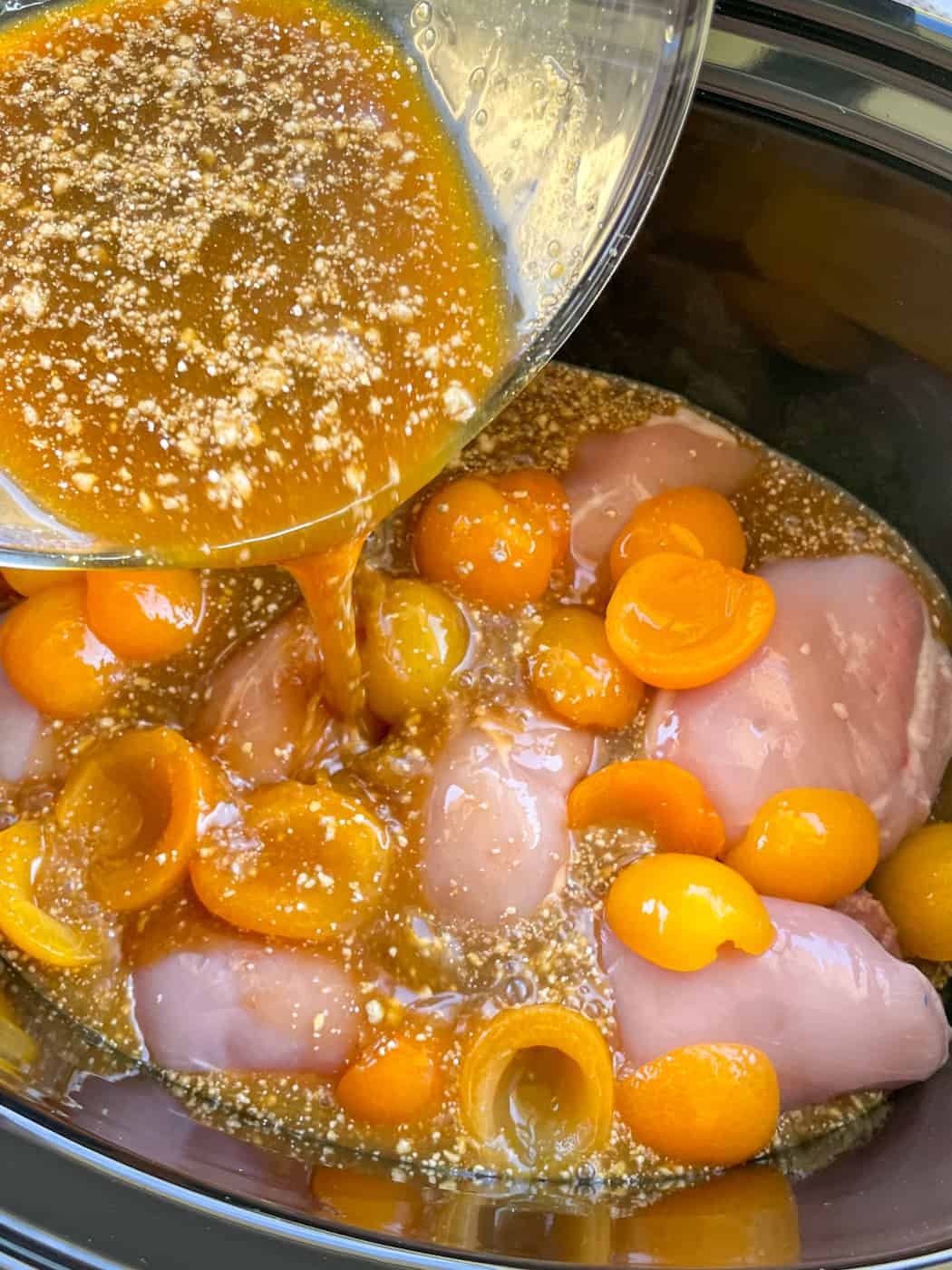 3-Quart Slow Cooker Apricot Chicken Recipe • A Weekend Cook®