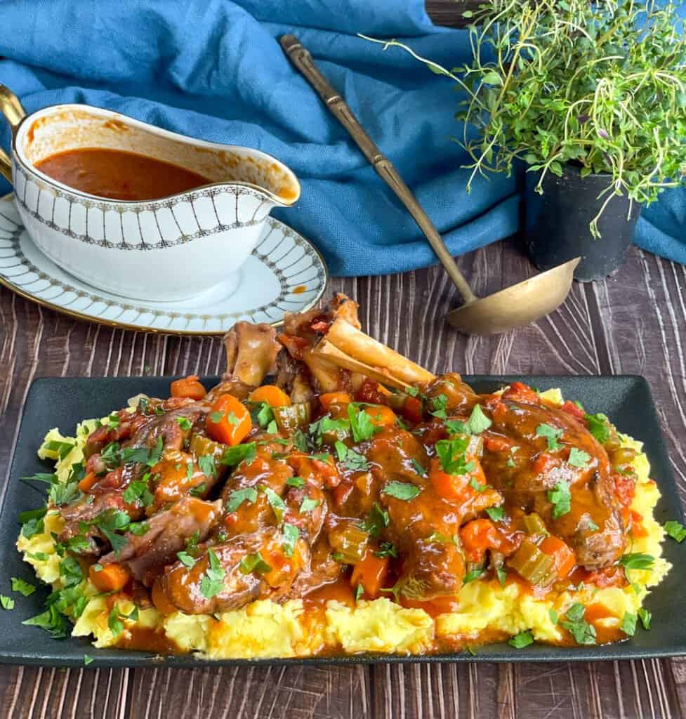 Slow Cooker Lamb Shanks in Red Wine Just a Mum's Kitchen