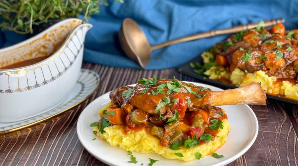 Slow Cooker Lamb Shanks in Red Wine Just a Mum's Kitchen
