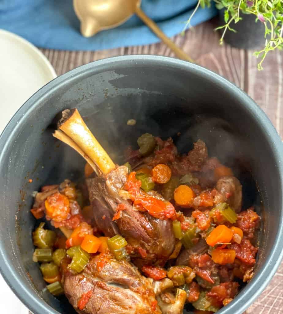 Slow Cooker Lamb Shanks in Red Wine Just a Mum's Kitchen