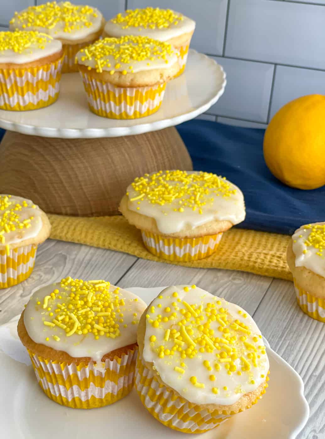 Soft Lemon Cupcakes - Cakes by MK