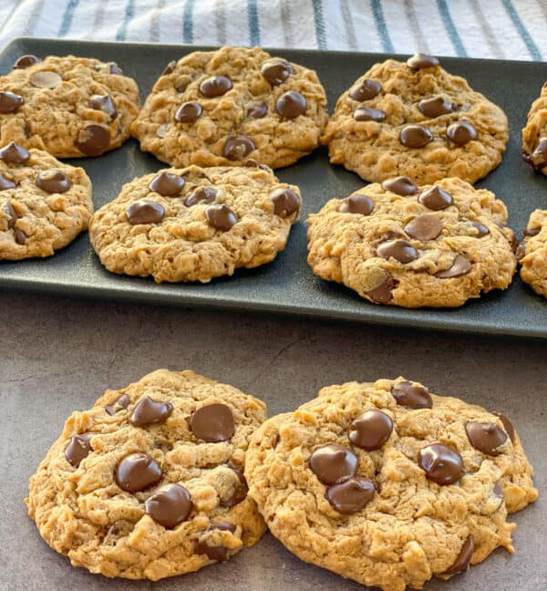 Flourless Peanut Butter, Oat & Chocolate Cookies Just a Mum's Kitchen