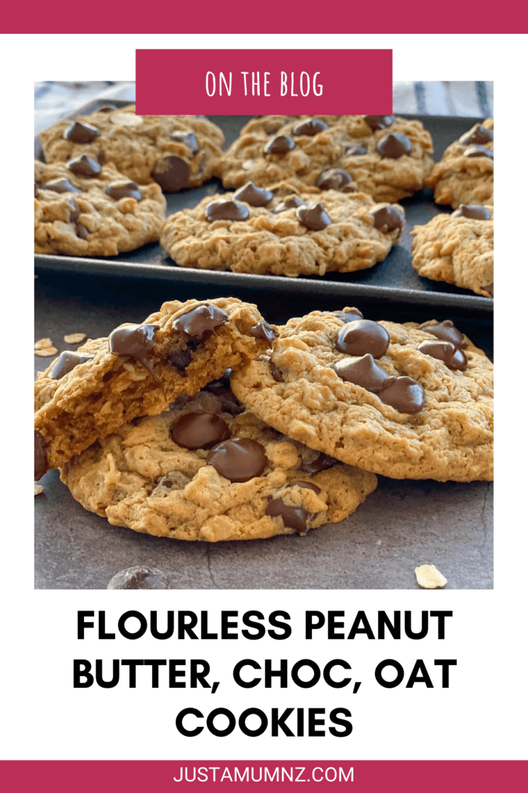 Flourless Peanut Butter, Oat & Chocolate Cookies Just a Mum's Kitchen