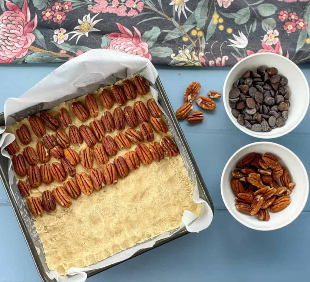 Pecan Caramel Slice Just a Mum's Kitchen