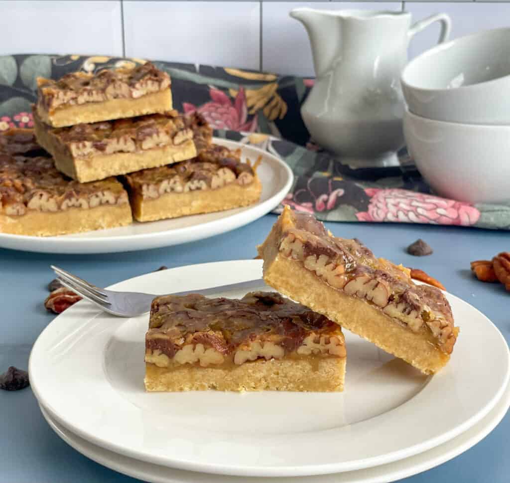 Pecan Caramel Slice - Just a Mum's Kitchen