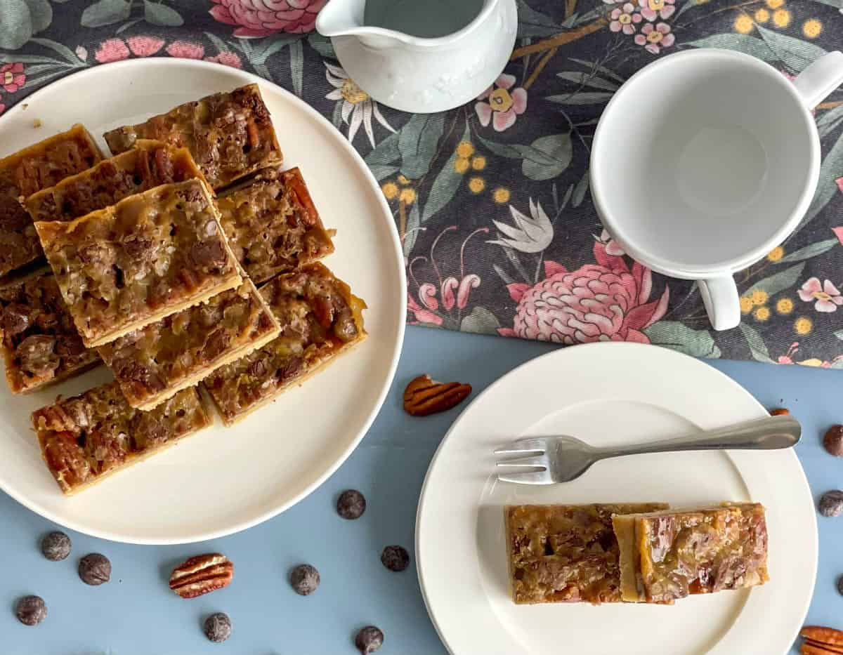 Just A Mum's Pecan Caramel Slice