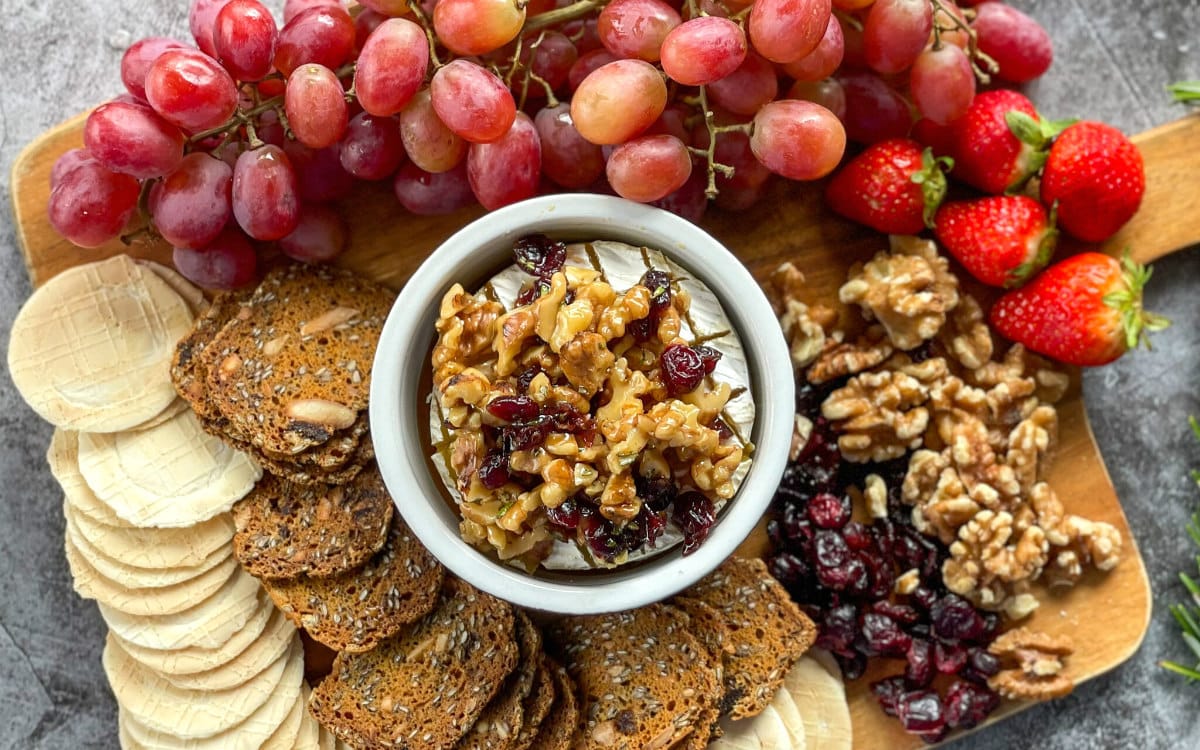 Baked Camembert with Honey Recipe - Hint of Healthy