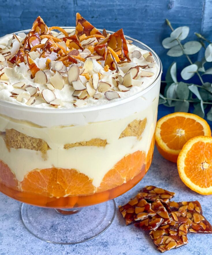 Orange Almond Trifle - Gluten Friendly - Just a Mum's Kitchen