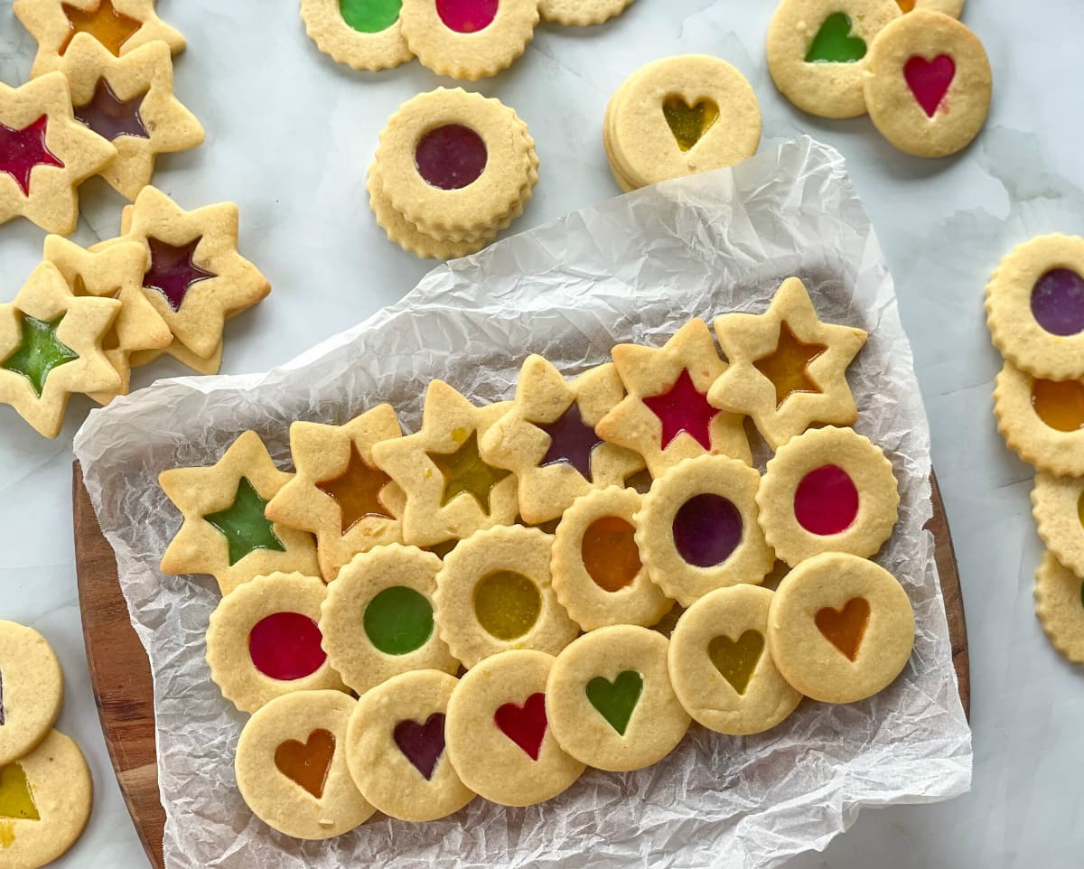 Stained Glass Cookies 