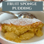 Fruit Sponge Pudding – A Warm, Comforting Dessert Pinterest Pin