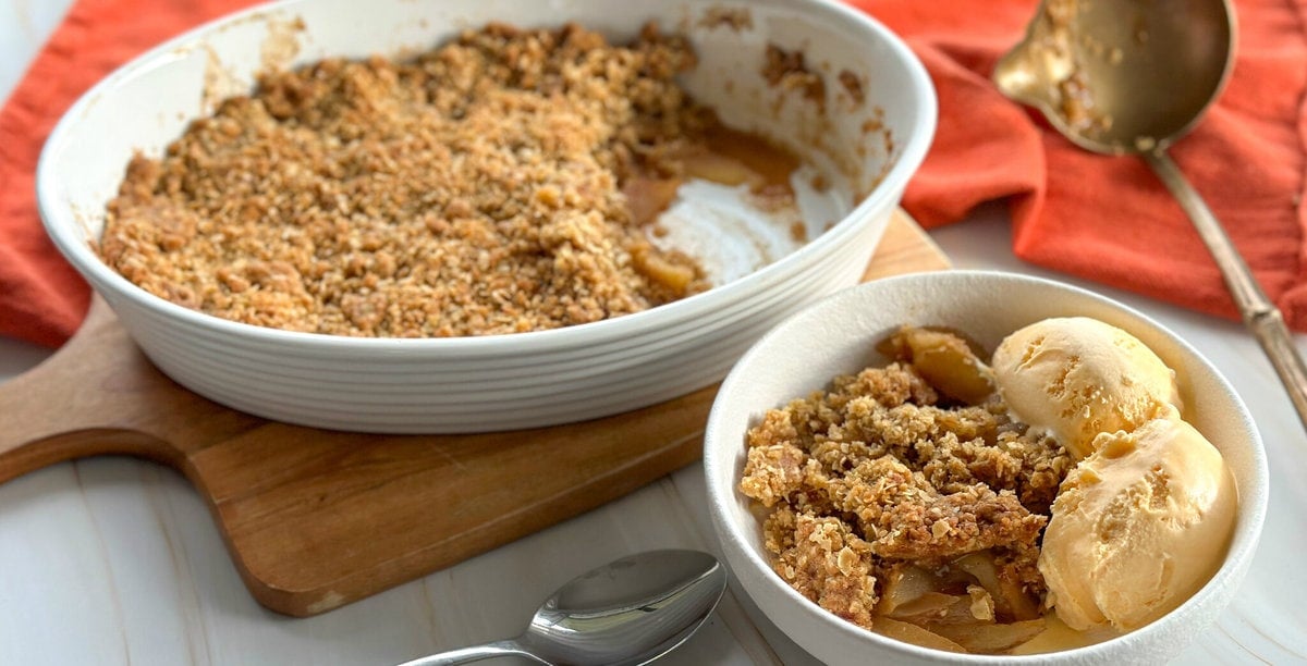 Apple Oat Crumble The Best Just A Mums Kitchen 8812