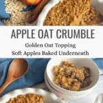 Best Homemade Apple Oat Crumble Recipe Pinterest Pin