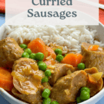 Classic Curried Sausages Recipe – Hearty and Comforting Pinterest Pin