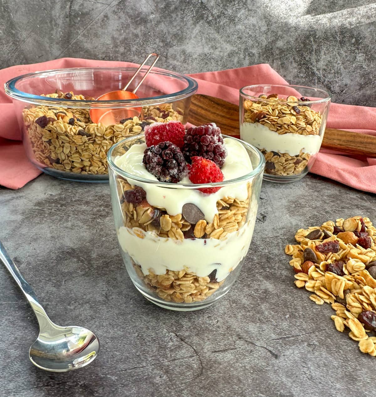 Toasted Muesli with Yogurt {Breakfast Ideas}