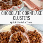 Easy Chocolate Cornflake Clusters – Quick No-Bake Treat Pinterest Pin