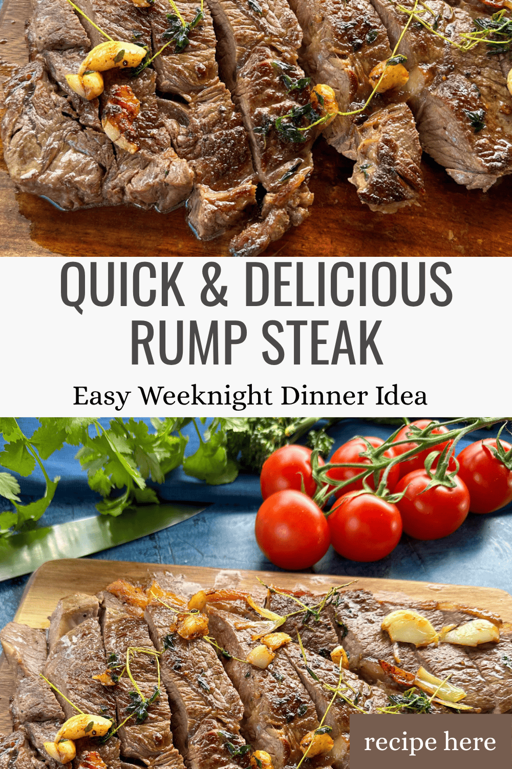 How to Cook The Perfect Rump Steak | Just a Mum's Kitchen