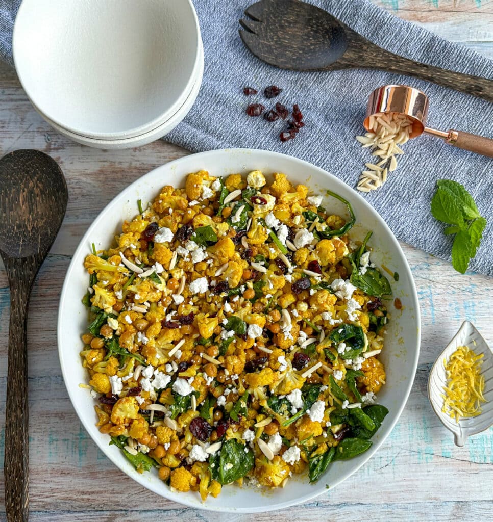 Roasted Cauliflower Chickpea Salad Just a Mum's Kitchen