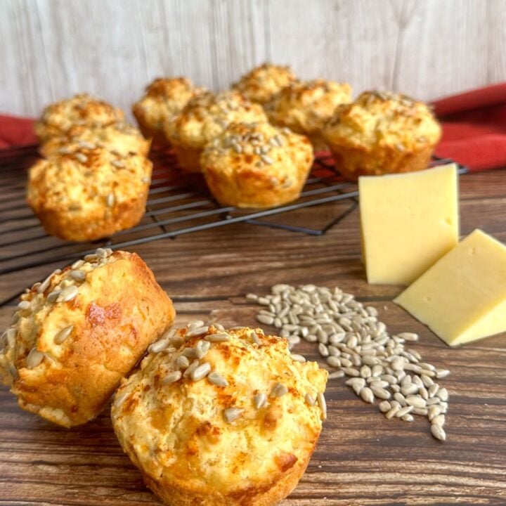 Cheese & Sunflower Seed Muffins